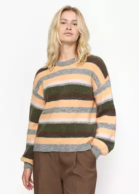 Soft Rebels Allison Multi Sweater SR523-206 Rain Drum