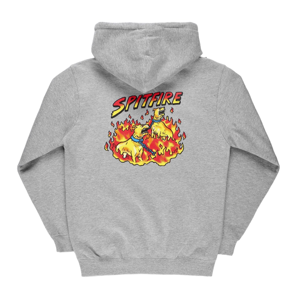 Spitfire Hell Hounds Hoodie Heather Grey