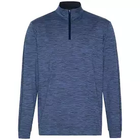 Sporte Leisure Mens Pullover 1/4 Zip Heather Navy