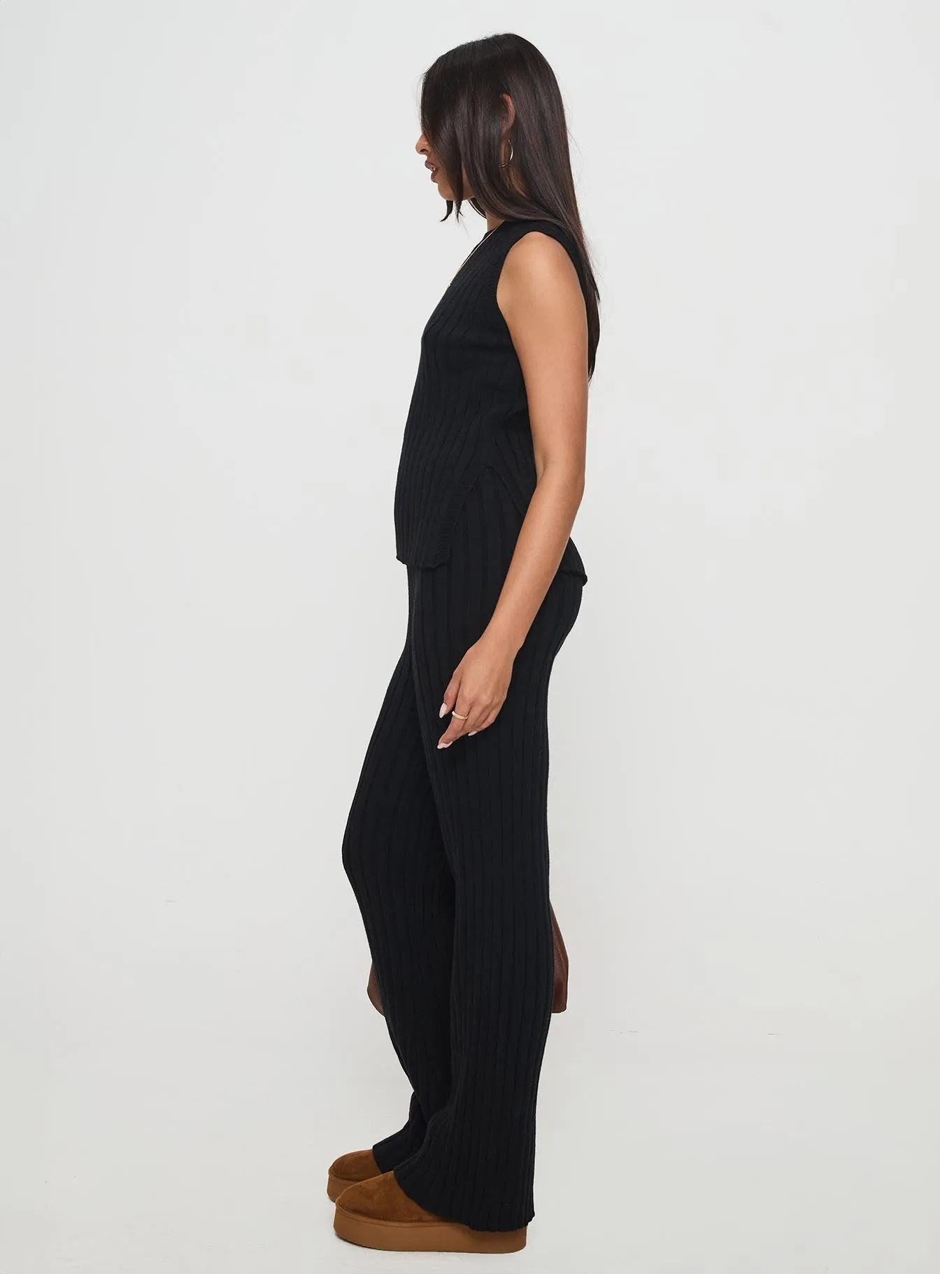 Stasia Knit Set Black