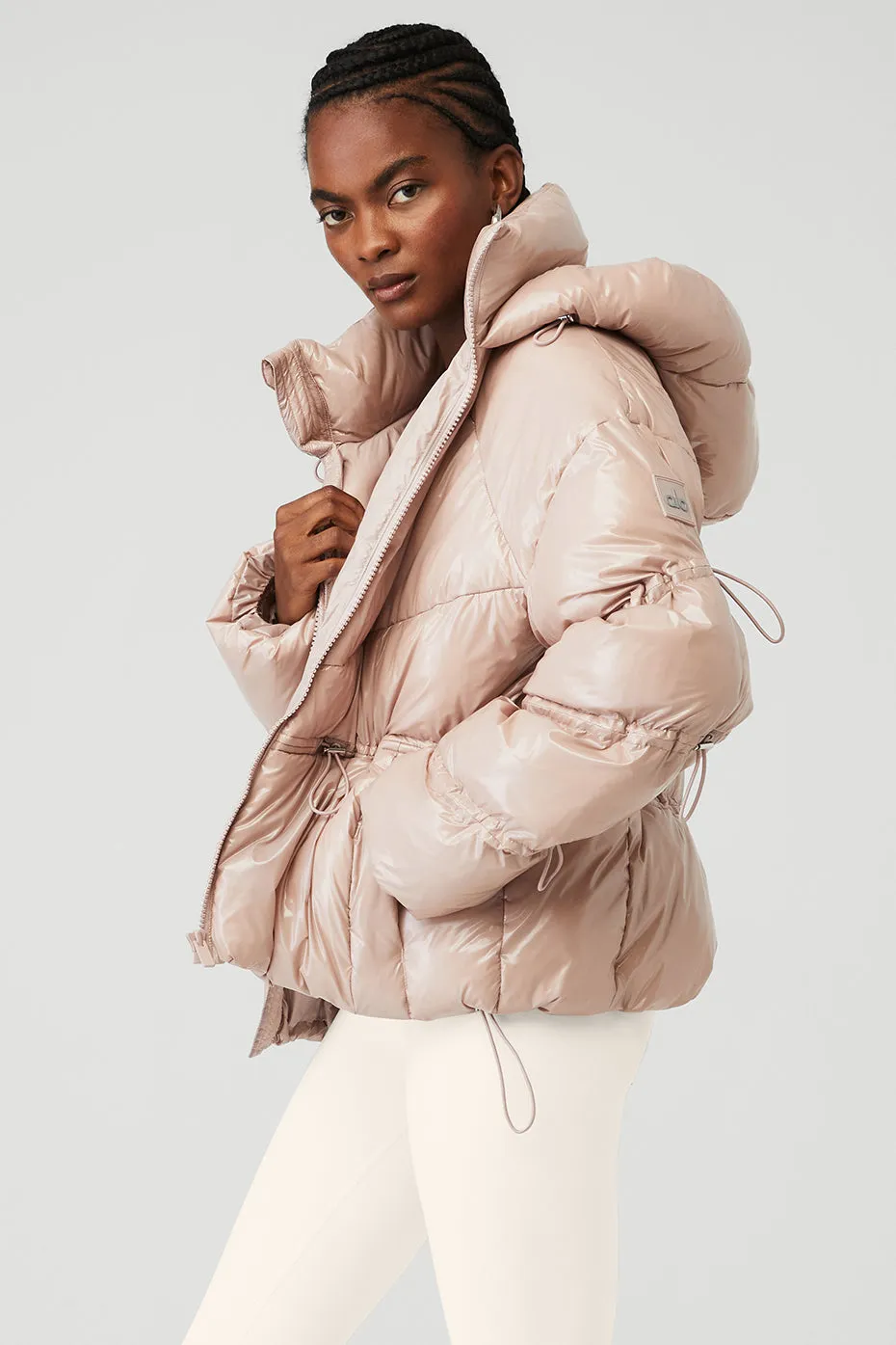 Stunner Puffer Jacket - Dusty Pink