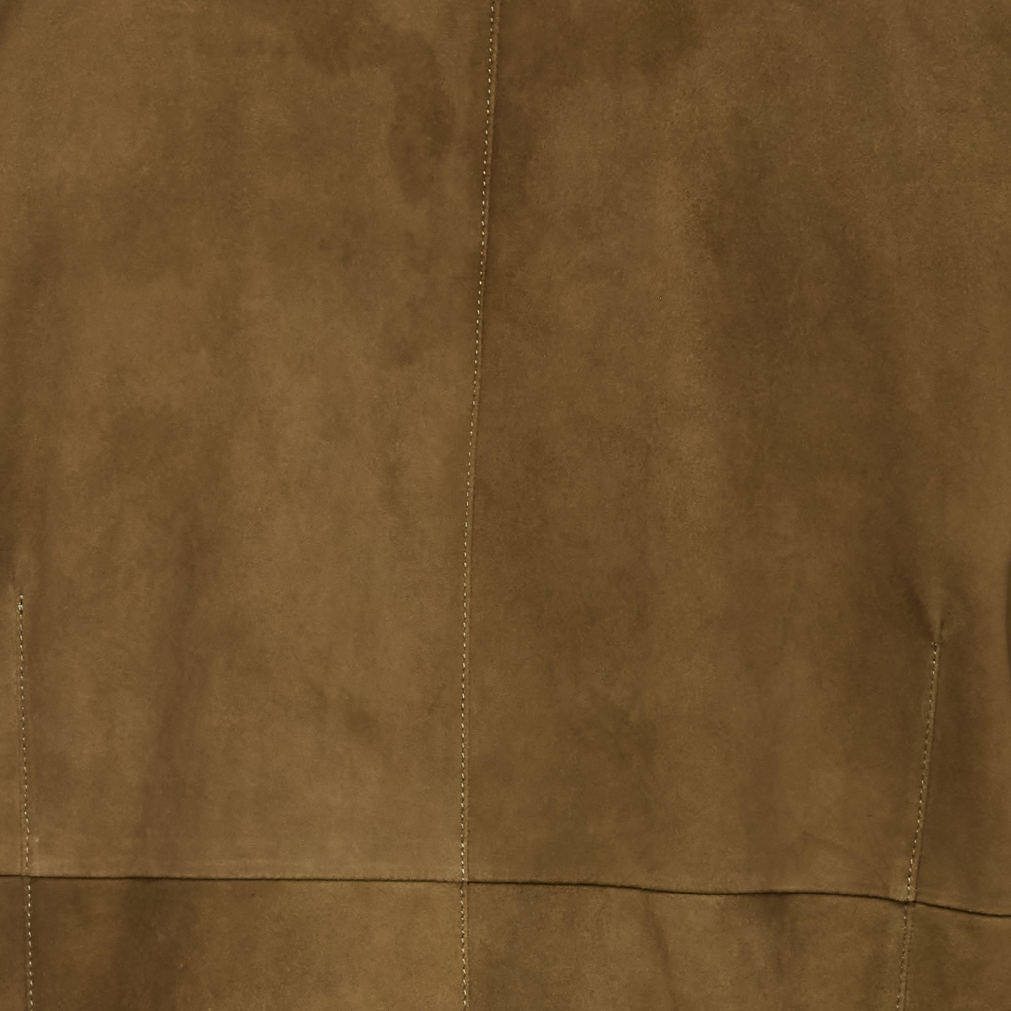 Suede Shacket :: Olive