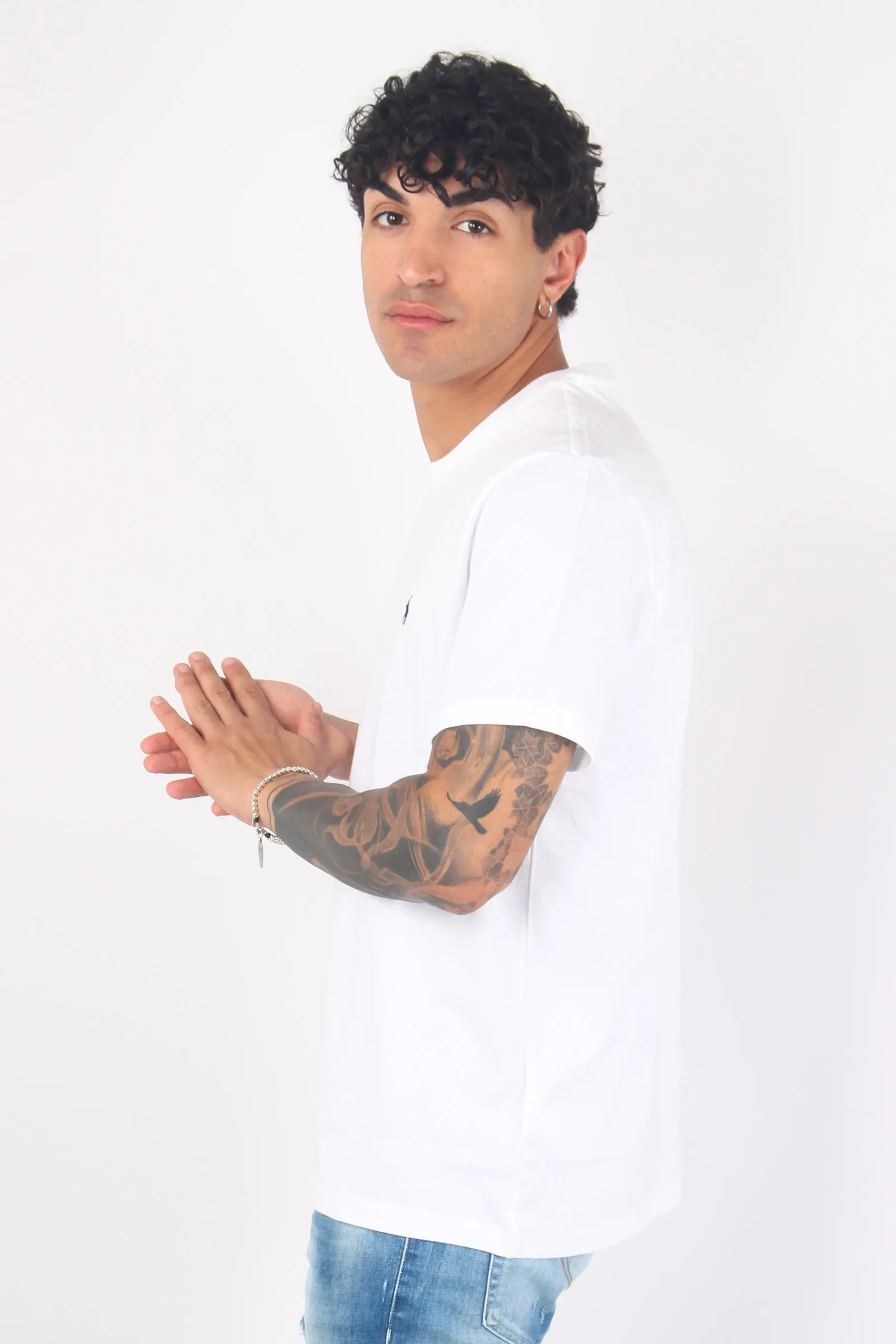 T-shirt Underwear Logo White