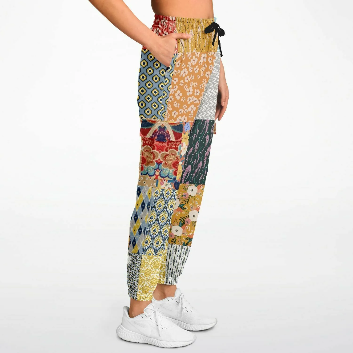 Tallulah Bankhead Patchwork Cargo Sweats