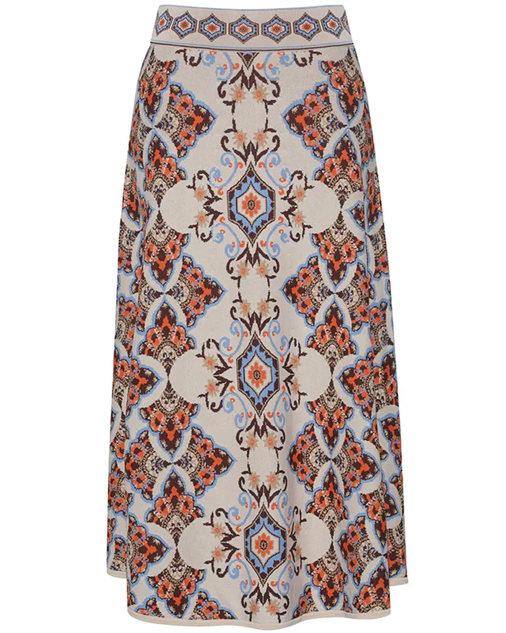 Turtle Dove Vintage Paisley Sandrine Skirt