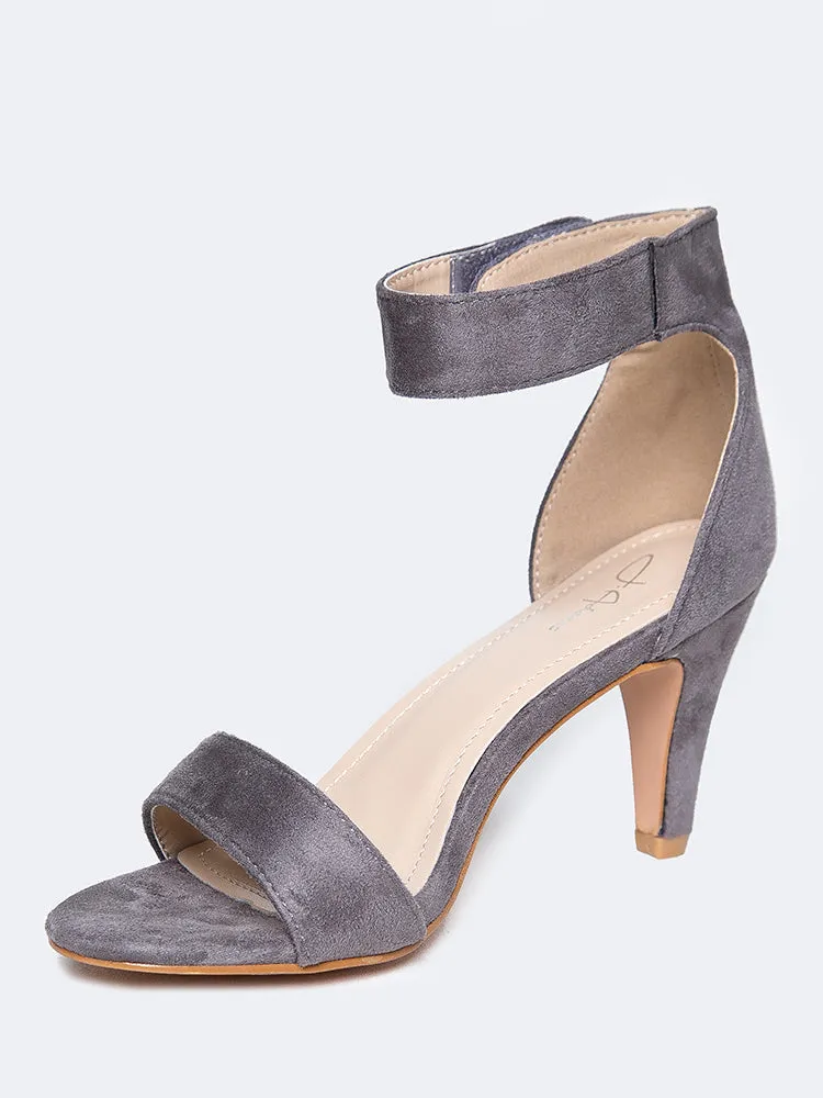 Velcro Ankle Strap Heel