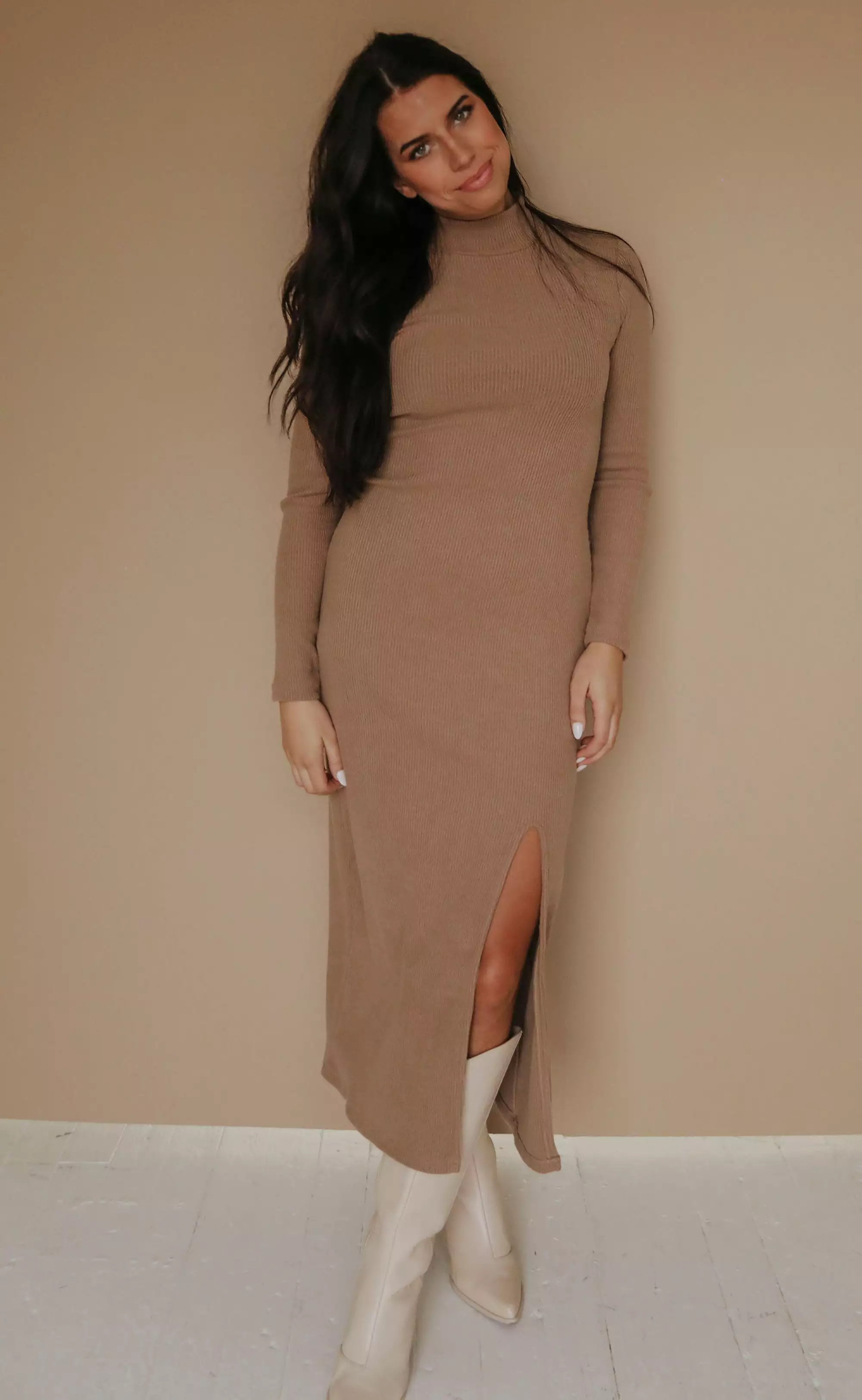 z supply: ophelia mock neck dress