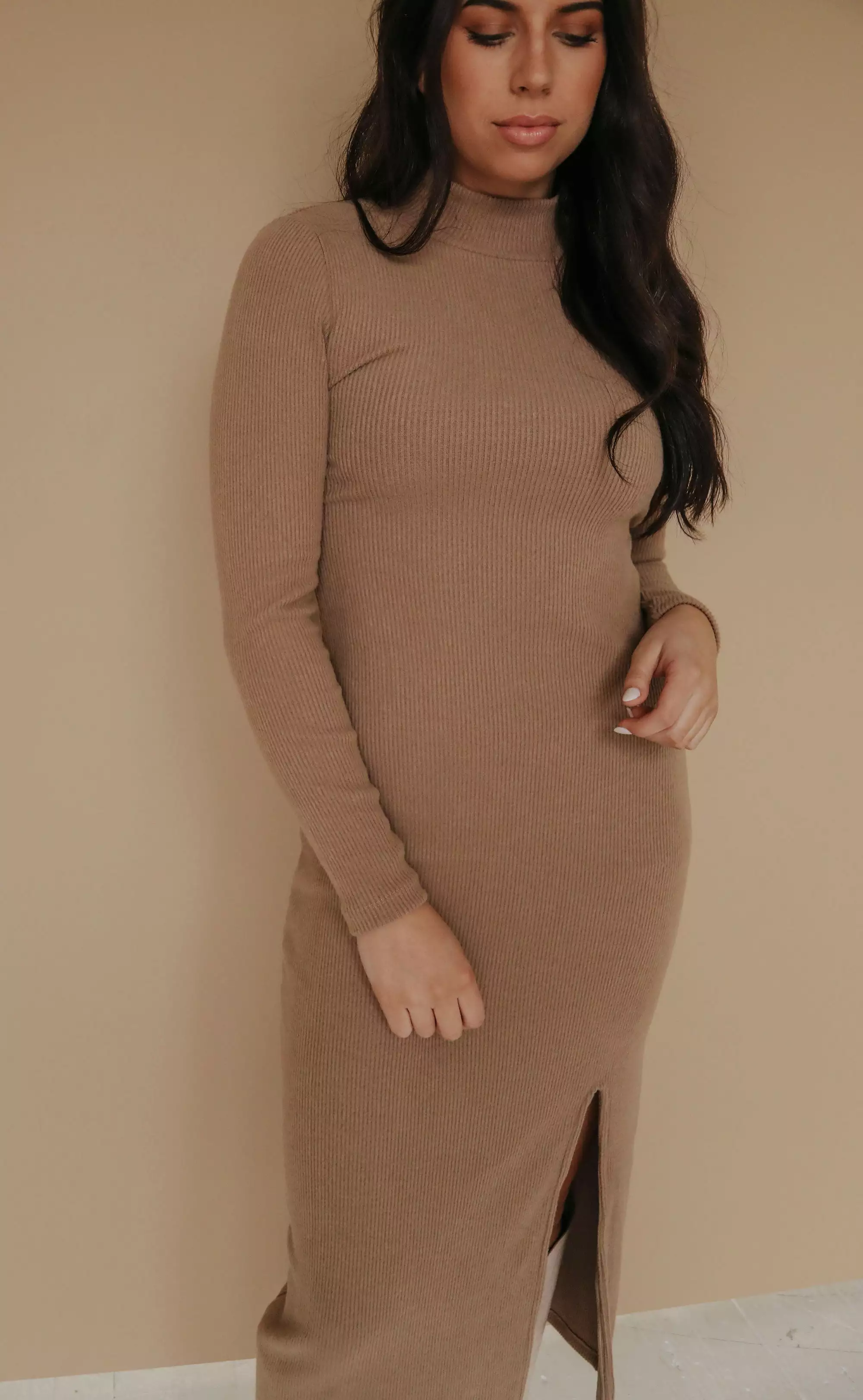 z supply: ophelia mock neck dress