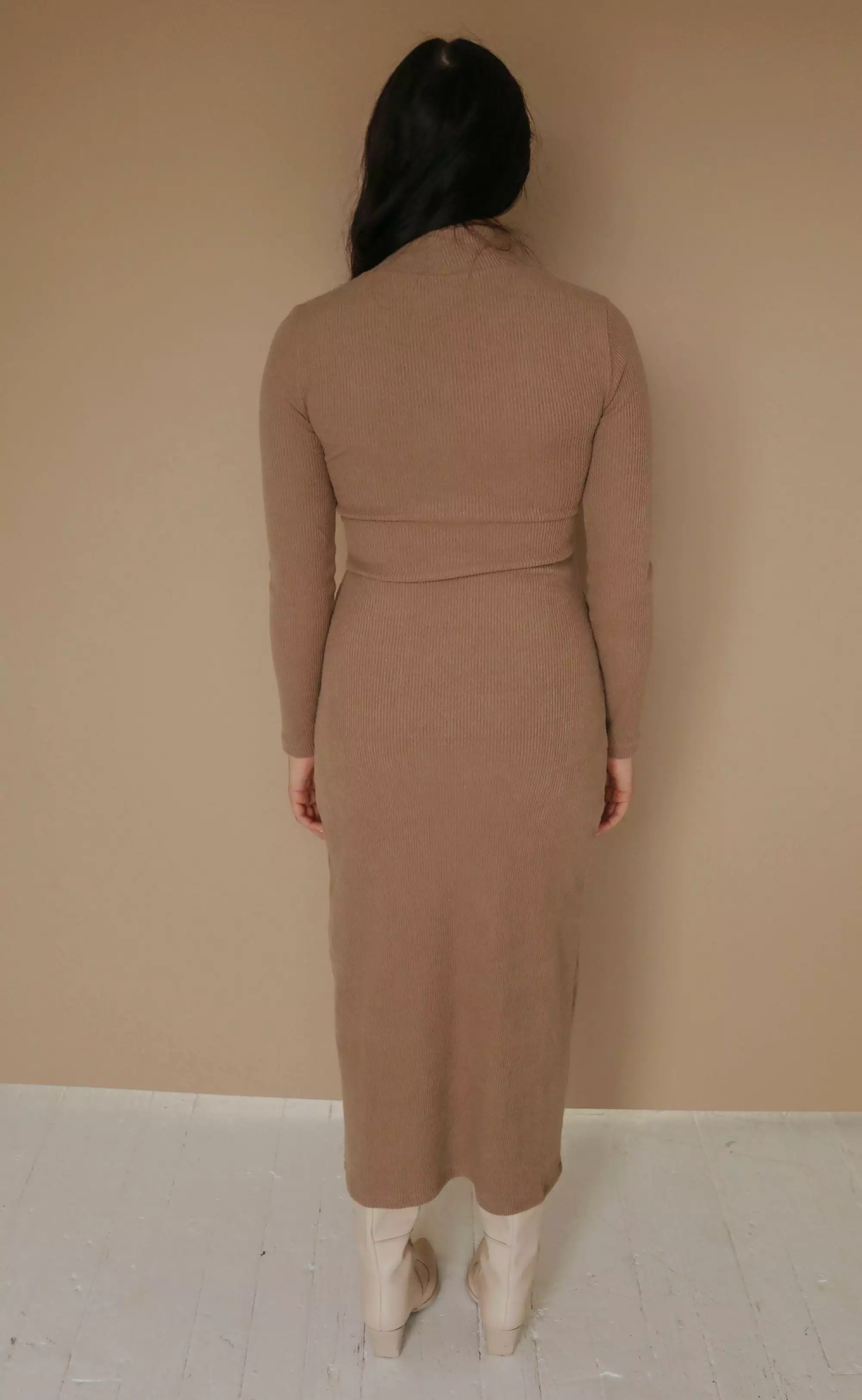 z supply: ophelia mock neck dress