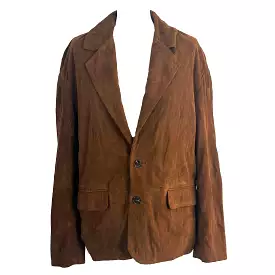 Zadig & Voltaire Brown Suede Blazer M