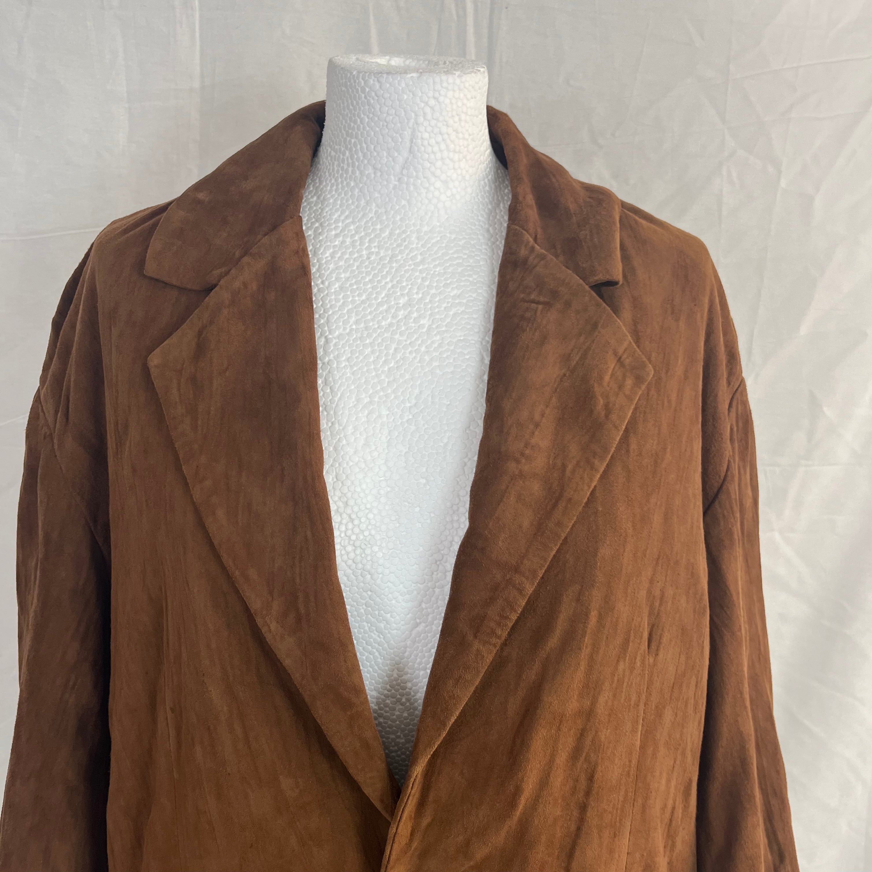 Zadig & Voltaire Brown Suede Blazer M